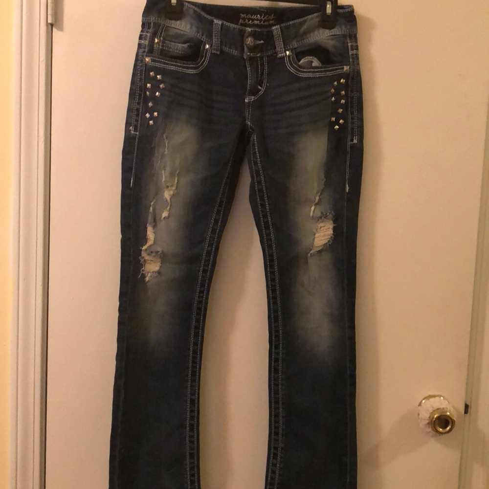 Maurice’s premium  distressed jeans